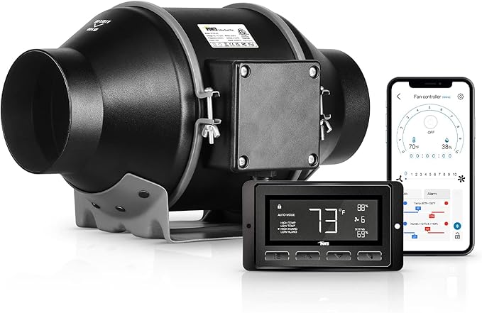 iPower 4 Inch Inline Duct Ventilation Fan by iPower