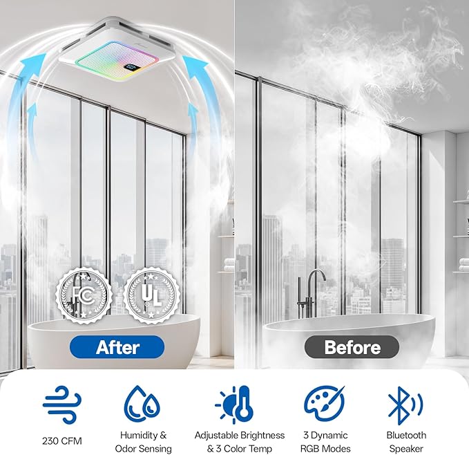 Smart Bathroom Exhaust Fan - Image 4
