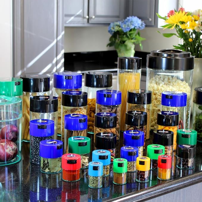 Tightvac - 1 oz to 6 ounce Vacuum Sealed Storage Container - Black Pearl - Image 4