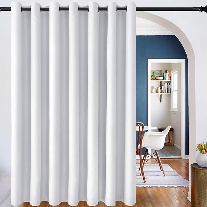 DWCN Sliding Door Curtain, Extra Wide Curtains by DWCN