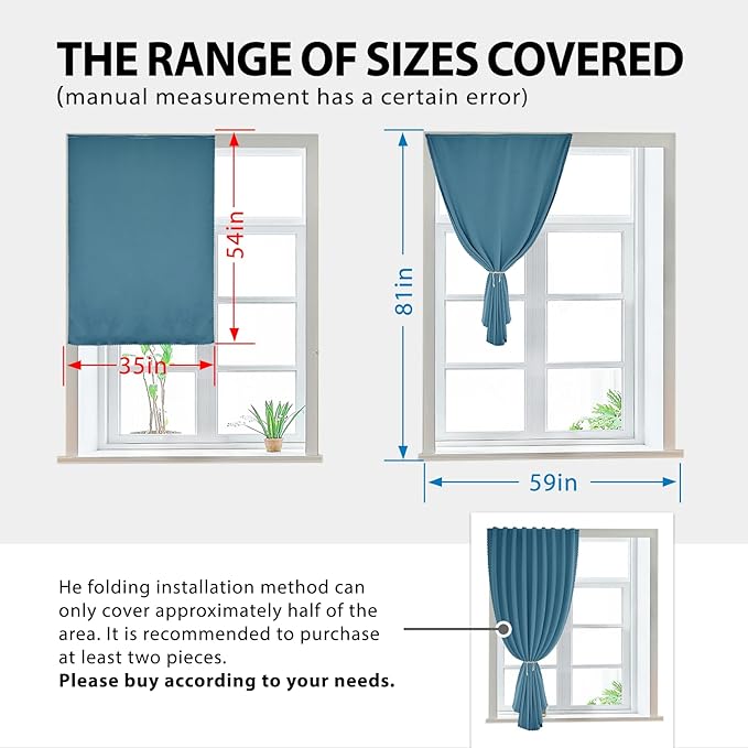 Magic Tape Stick on Portable Curtains - Image 3