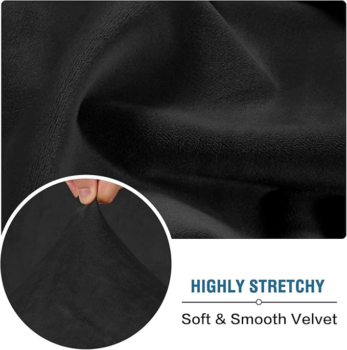 H.VERSAILTEX Velvet Stretch Individual Chaise Cover Sectional Couch Covers - Image 5