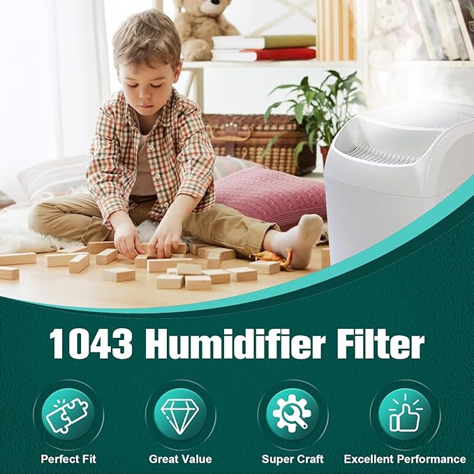 ROMON 1043 Humidifier Super Filter Wick Replacement - Image 8