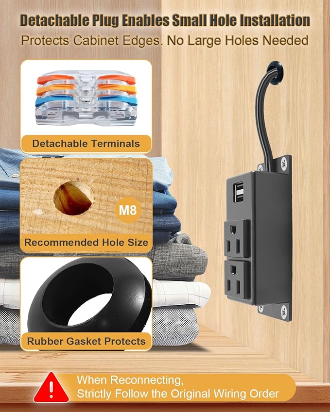 Gun Safe Dehumidifier Rod with Power Outlet Kit – High-Heat Moisture Control - Image 4