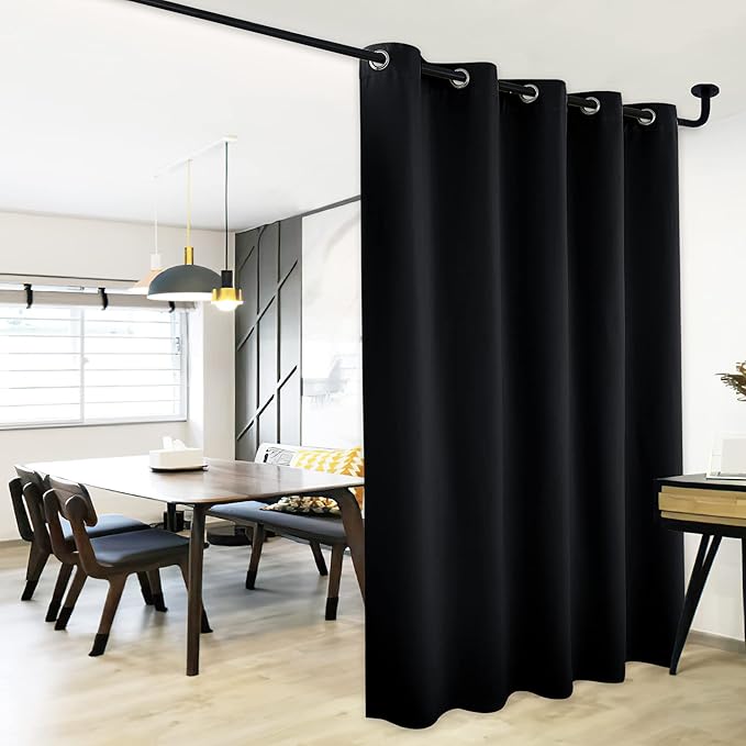 NICETOWN Blackout Curtain for Sliding Door, Patio Door Curtains, Thermal - Image 2