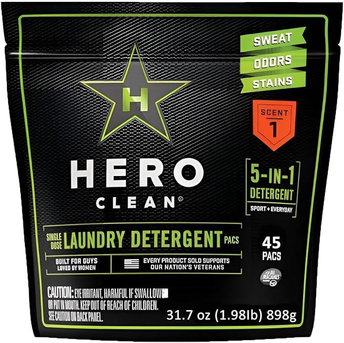 Hero Clean Laundry Detergent PACS, Scent 1 - Image 6
