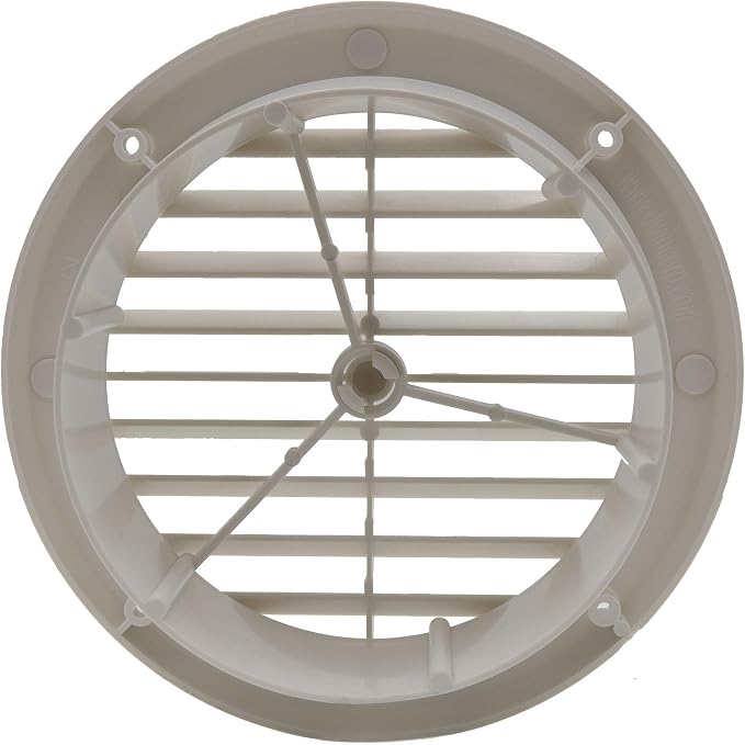 RecPro RV AC Vent 5" Side Vent | Optional Charcoal Filter | White | Camper AC - Image 6