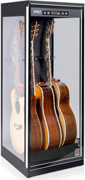 Guitar Display Case with Humidity Control, 270° Tempered Glass by CheheryMusicalInstrument