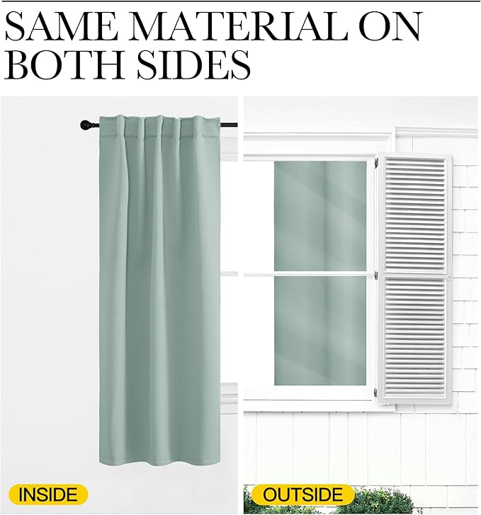 NICETOWN Window Treatment Blackout Curtains and Draperies - Image 6