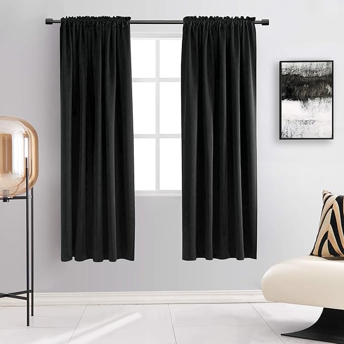 DONREN 99% Blackout Curtain Panels by DONREN