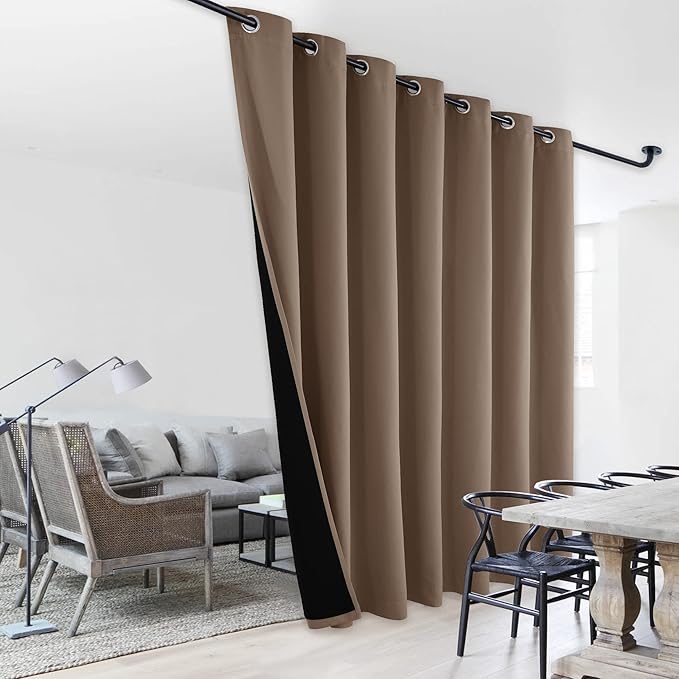 NICETOWN Room Warming Thermal Insulated 100% Blackout Long Curtain, Grommet - Image 7