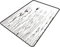 Wild Flowers on The Field Area Rug: Printing Patterns Non-Slip by Snarena