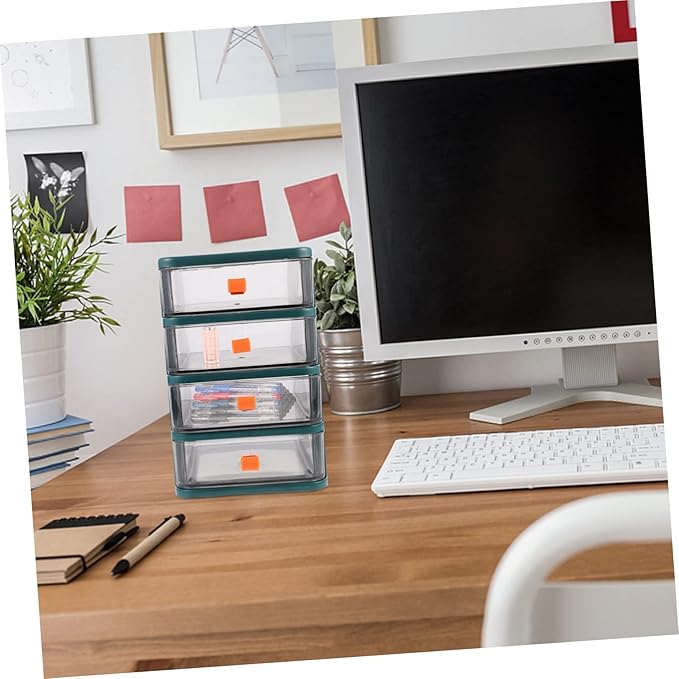 Cosmetic Storage Box Mini Organizer Desk Shelf Organizer Portable Jewelry Box - Image 8