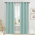 NICETOWN Curtain Blackout Drape Panel, Single Panel, 34 x 84 inch, Aqua Blue by NICETOWN