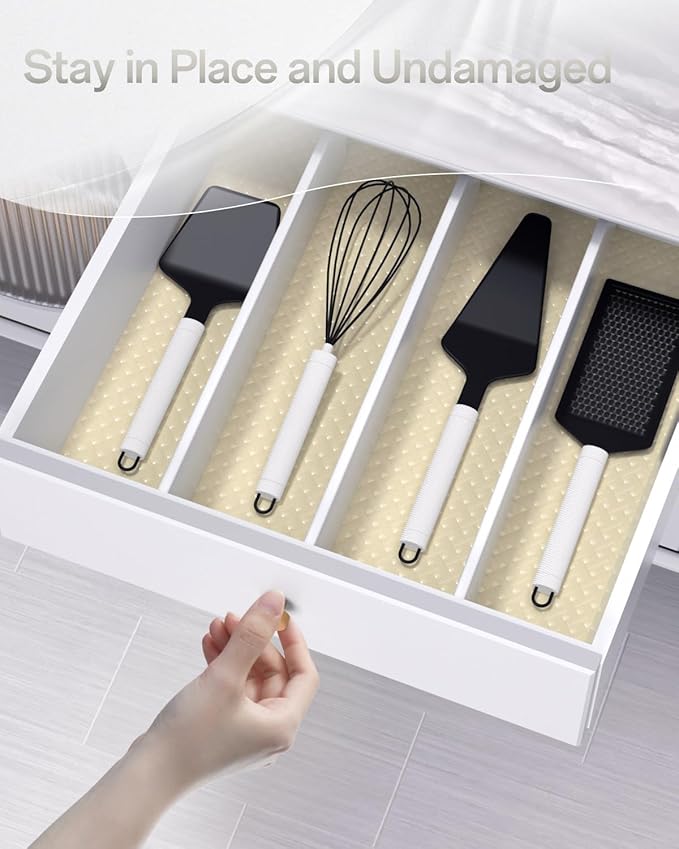 Shelf and Drawer Liner for Kitchen Cabinet, Non-Adhesive 18in x 240in - Image 8