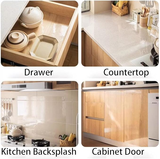 Clear Peel and Stick Wallpaper, Self-Adhesive Wallpaper Wall Protector - Image 4