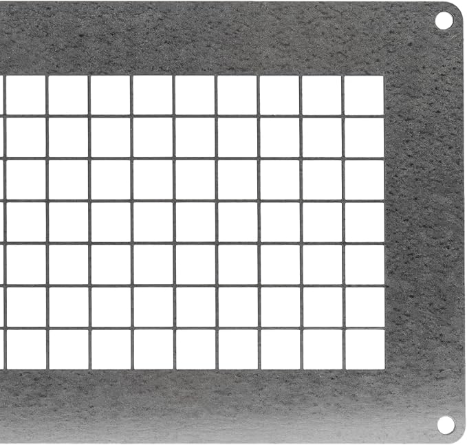 Repa Market 10" x 5" Inch Galvanized Steel Rectangular Crawl Space Vent Grid - Image 9