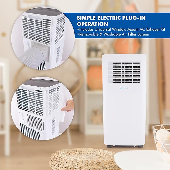 SereneLife Small Air Conditioner Portable 8, 000 BTU - Image 6