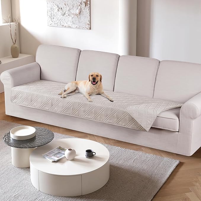 TAOCOCO 100% Waterproof Couch Cushion Cover Reversible Sofa Seat Cover by TAOCOCO