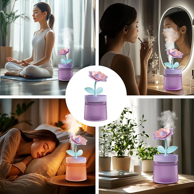 Cute Mini Humidifier 320mL Cool Mist Humidifie mute - Image 7