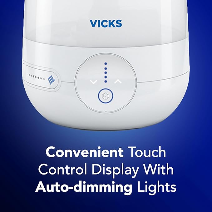 Vicks FilterFree Plus Cool Mist Plus Humidifier, Medium Room –Filter-Free Cool - Image 7