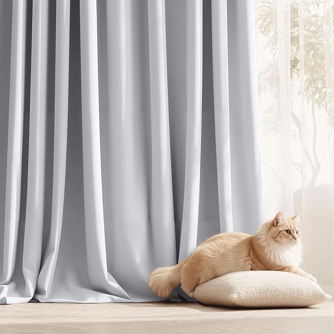 RYB HOME Outdoor Curtains Extra Long - Image 6