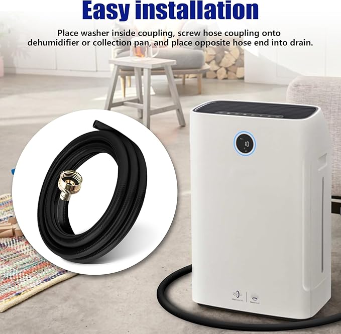 Dehumidifier Drain Hose 3/4 Inch FHT, 12 Foot, - Image 4