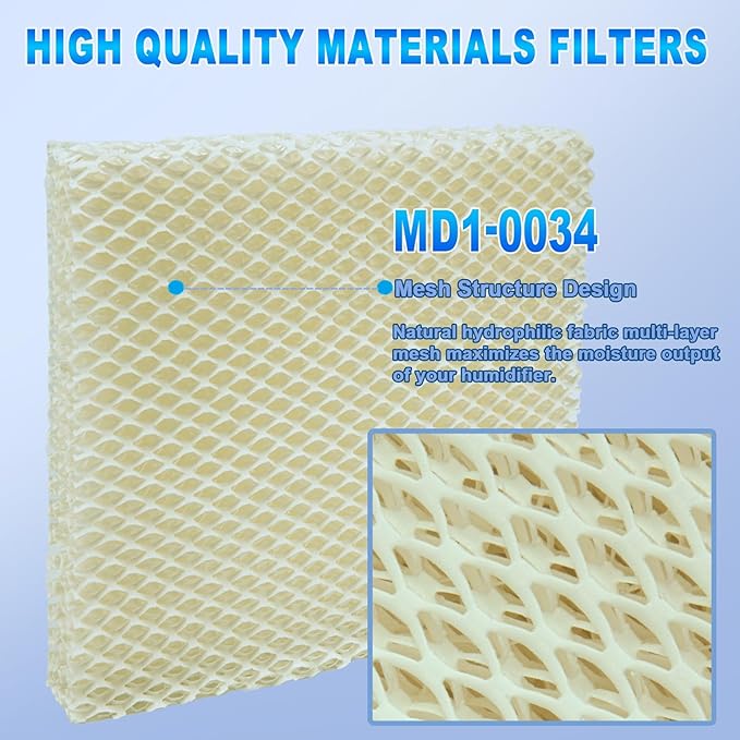 LIYYOO MD1-0034 Humidifier Filters, Replacement Humidifier Wick Compatible - Image 4