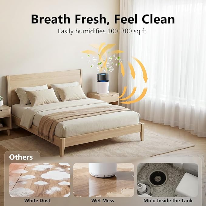 3L Mist-Free Evaporative Humidifier - Image 5