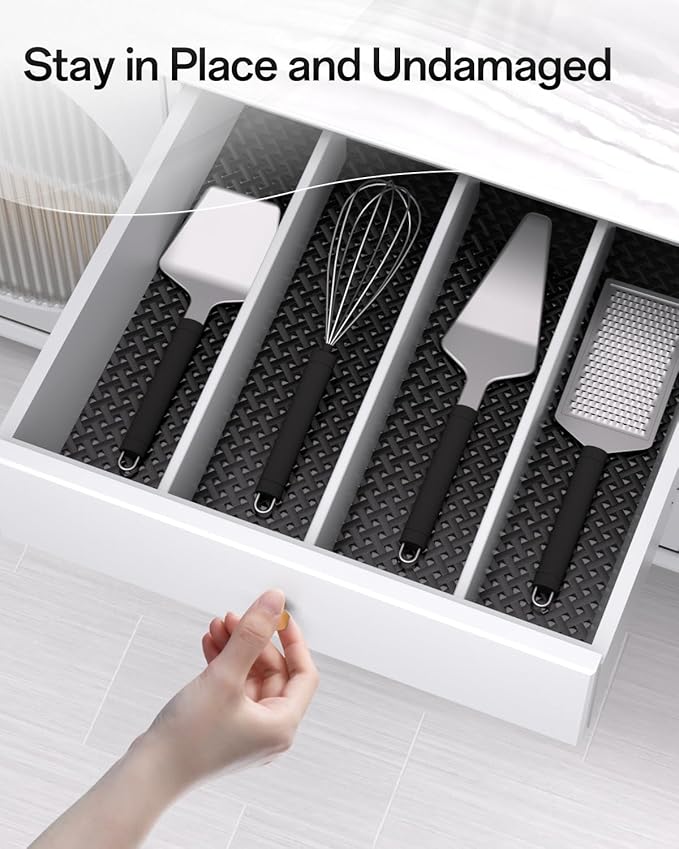 Shelf and Drawer Liner for Kitchen Cabinet, Non-Adhesive 12in x 240in - Image 8