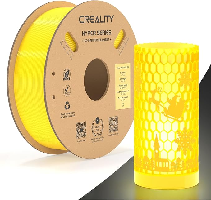 Official Creality Hyper PETG Filament 1.75mm, High Speed 600mm/s 3D Printer by Creality