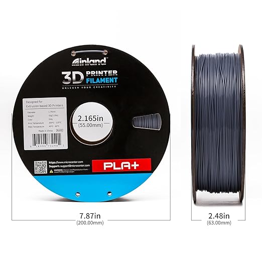 INLAND Micro Center PLA+ 3D Printing Filament 1.75mm - Image 4
