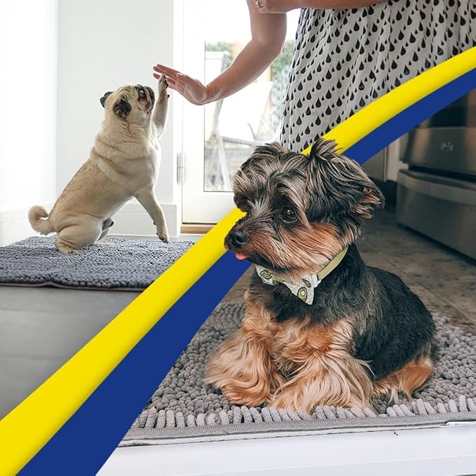Muddy Mat® Pack of 3 Highly Absorbent Microfiber Dog Door Mat and Pet Rug - Image 6