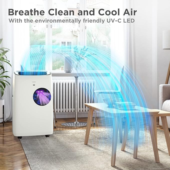 TURBRO Greenland 14, 000 BTU Portable Air Conditioner and Heater, Dehumidifier - Image 4