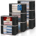 Large Storage Bags, 8 Pack Clothes Storage Bins Foldable Closet Organizers by BuddingJoy-BuildaJoyfulLifeforYou