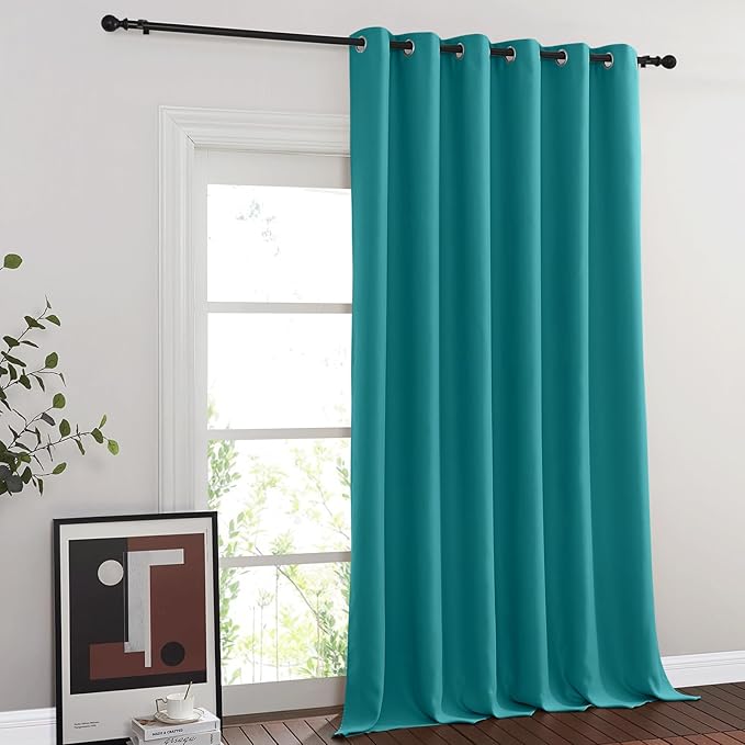 NICETOWN Blackout Sliding Glass Door Curtains, Room Darkening Thermal Insulated by NICETOWN