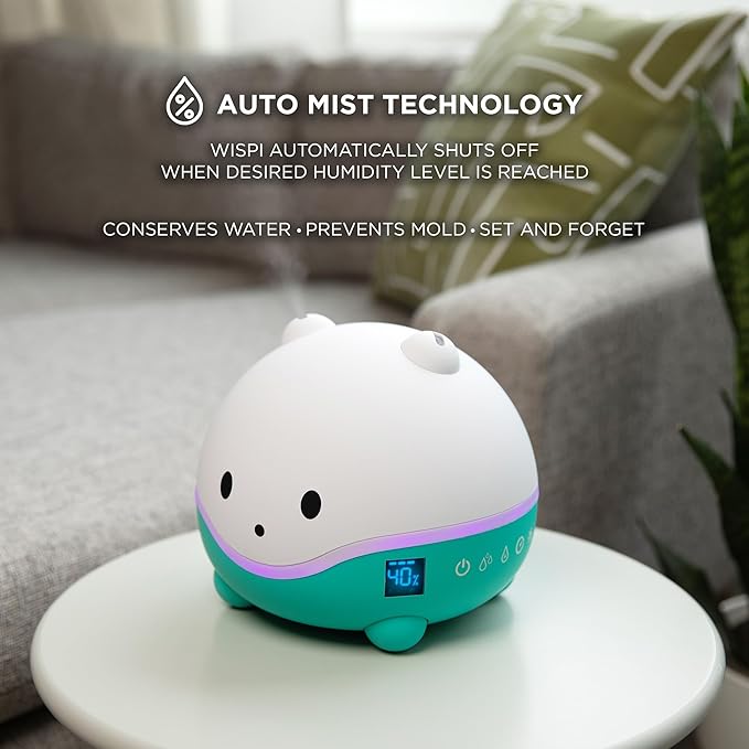 LittleHippo WISPI 3-in-1 Humidifier, Diffuser & Night Light - Image 4