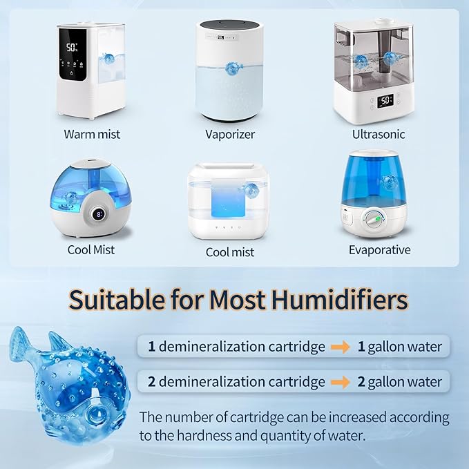 12-Pack Universal Humidifier Cleaning Fish Compatible - Image 5