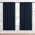 NICETOWN 2 Panels Blackout Curtains, Rod Pocket Window Curtains Room Darkning by NICETOWN