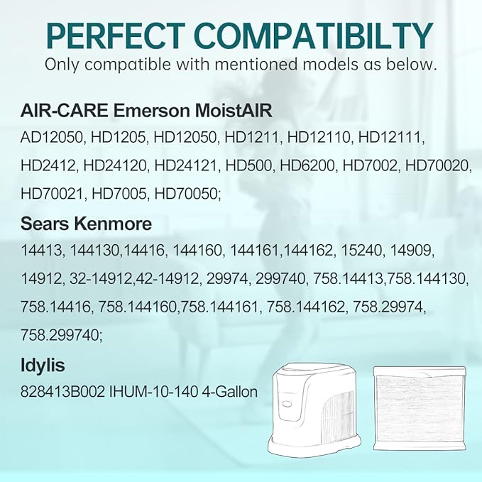 HDC411 Replacement Wicking Humidifier Filter Compatible - Image 2
