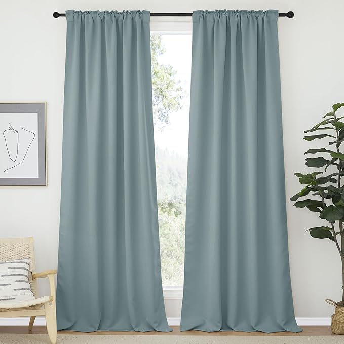 NICETOWN Bedroom Blackout Curtain Panels - Image 2