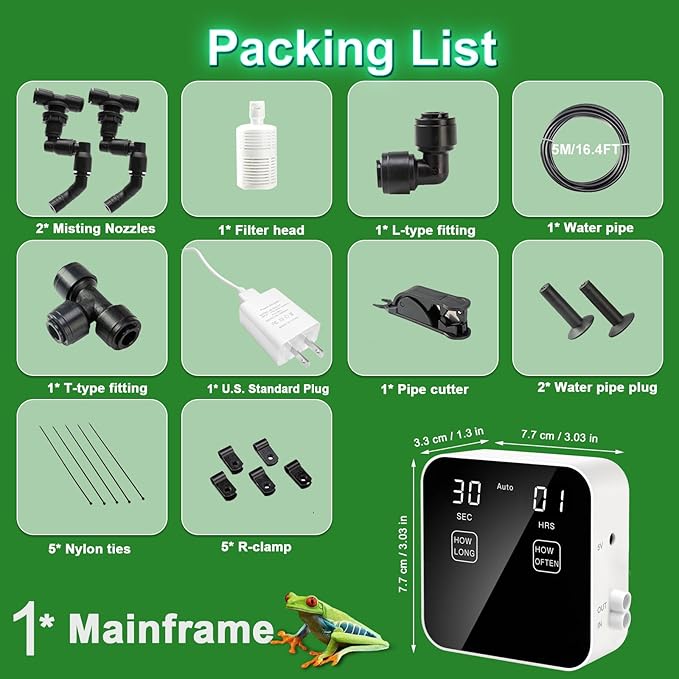 Reptile Mister Automatic, Quiet Reptile Misting System - Image 6