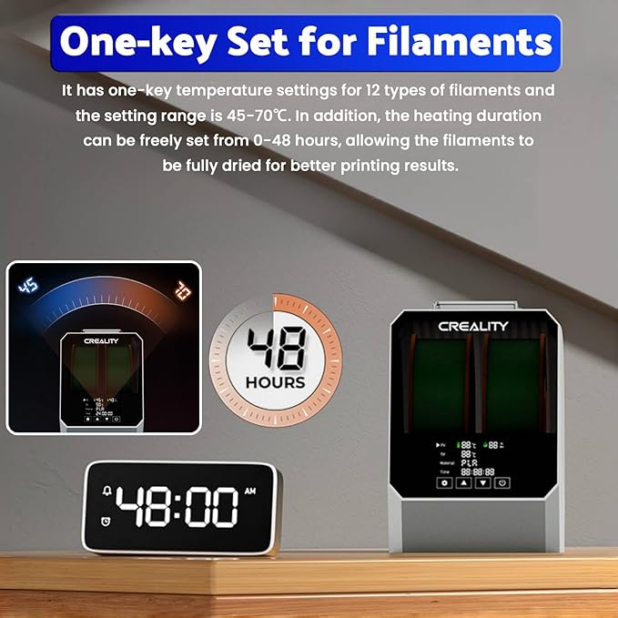 Creality Official Space Pi Filament Dryer Plus, 3D Printer Filament Dryer Box - Image 5