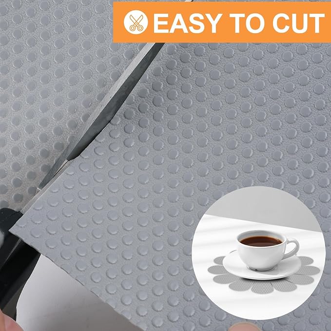 FLPMIX Kitchen Cabinet Shelf Liner: Waterproof Drawer Liner 12"x 120" - Image 5