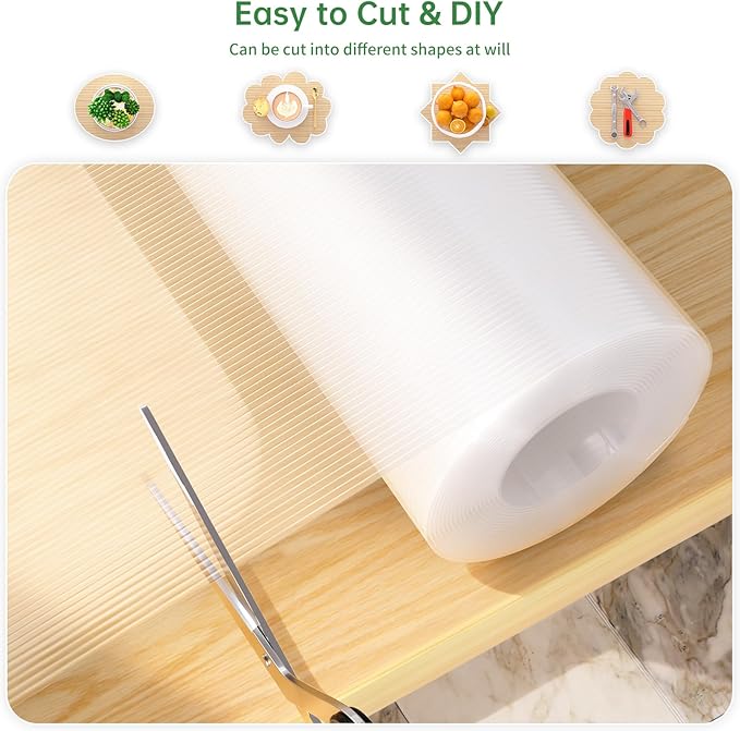 Shelf and Drawer Liner for Kitchen Cabinet, Non-Adhesive 18in x 360in - Image 3