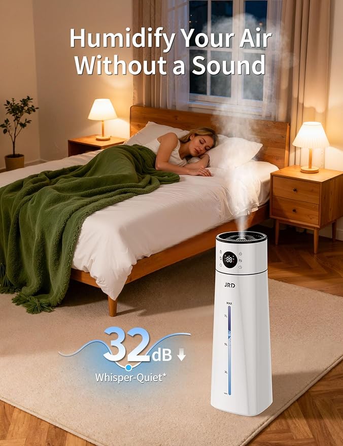 JRD Humidifier Large Room 8L/ 2.1Gal, Ultrasonic Cool Mist - Image 7