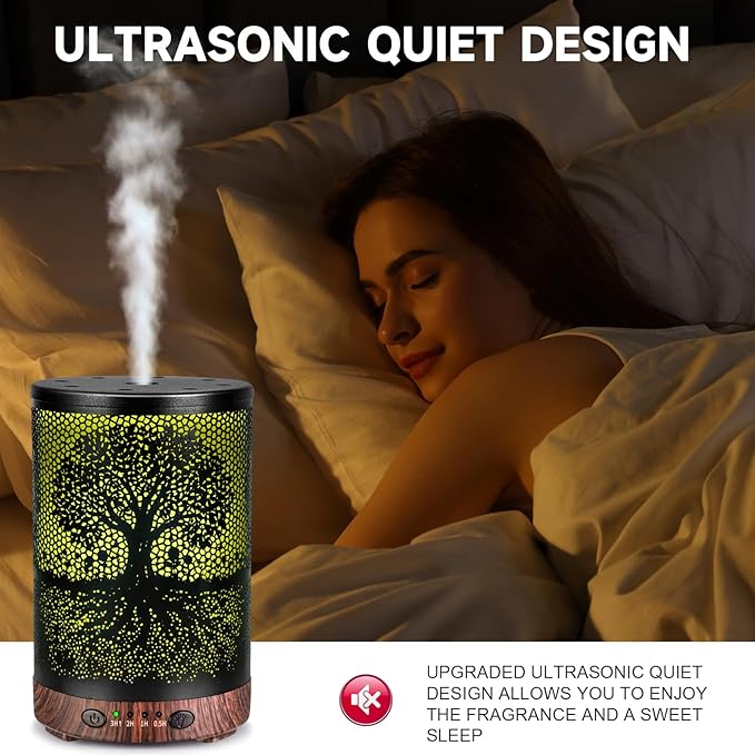 Essential Oil Diffuser 120ML Metal Aromatherapy Diffuser - Image 5