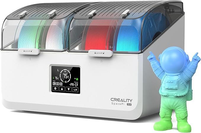 Creality Filament Dryer Box 4 Spool, SpacePi X4L 3D Printer Filament Storage Box by Creality