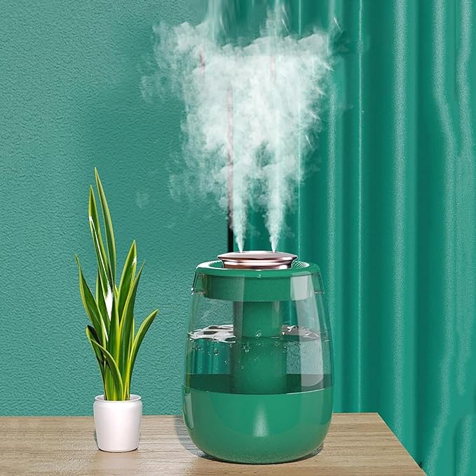 Cool Mist Humidifiers, 1.5L Easy to Fill & Clean, Dual Nozzles, Led Lights - Image 6