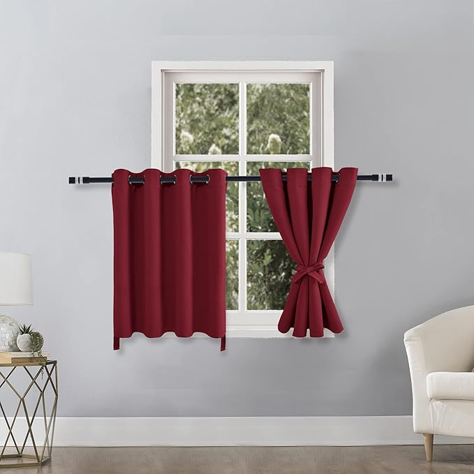 Hiasan RV Blackout Curtains for Bedroom, 52 x 36 Inches Long - Image 2
